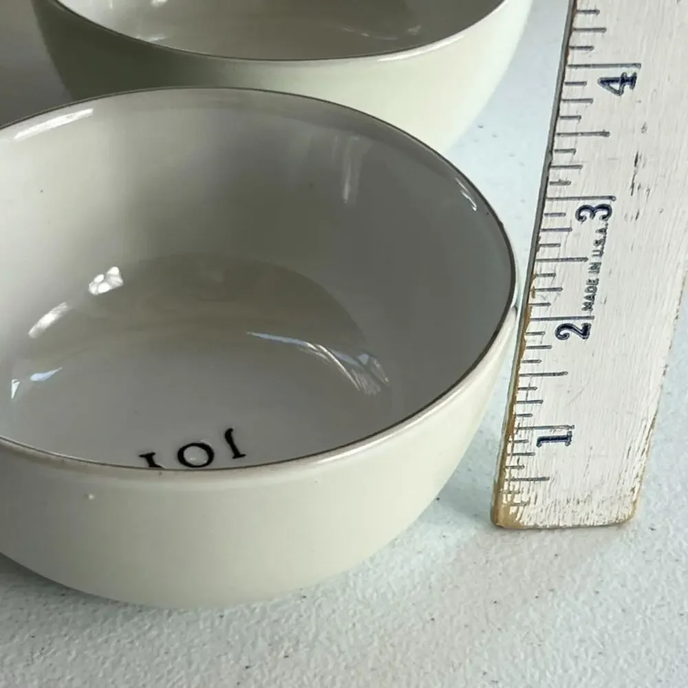 Hearth & Hand Magnolia Merry Hope Joy Peace Bowls Holiday Collection